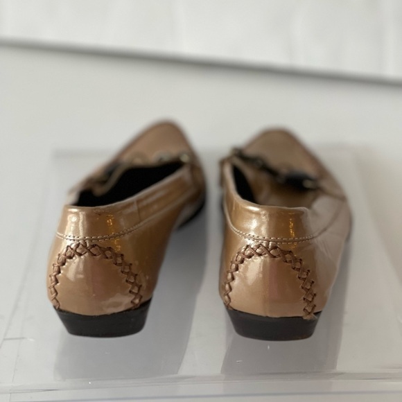 Stuart Weitzman Women's Nude Beige Loafer Flats Slip On Comfort Shoes Jewel, 6 - Picture 5 of 10